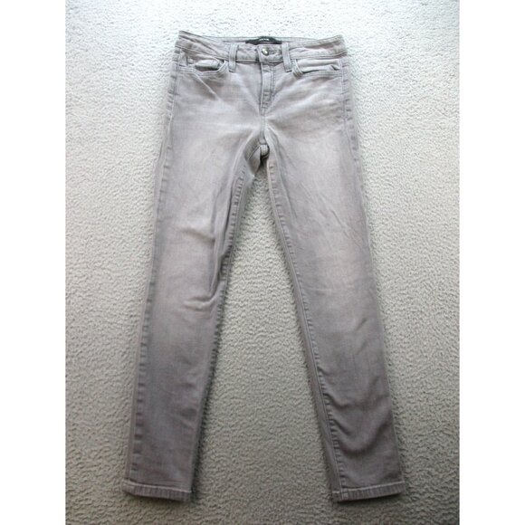 Joe's Jeans Women's Size 27 Gray Toothpick Skinny Leg Ankle Cotton Blend Denim - Picture 1 of 9